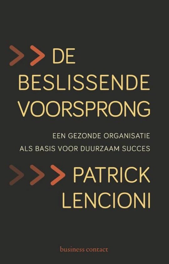 Omslag van De beslissende voorsprong