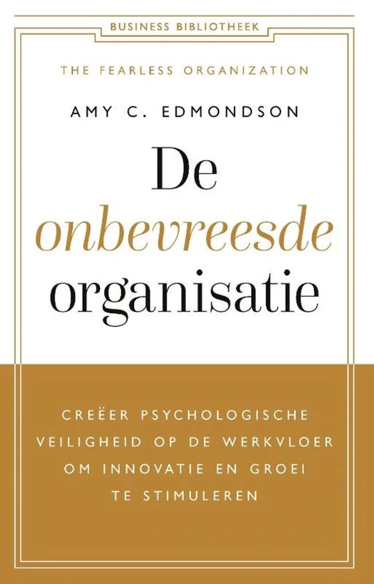 Omslag van De onbevreesde organisatie