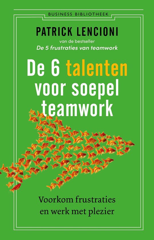 Omslag van De 6 talenten voor teamwork