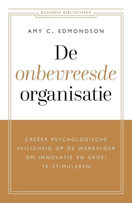 De onbevreesde organisatie — E-book
